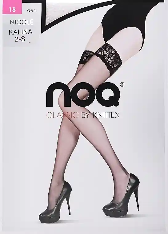 Stockings 'Nicole', 15 Den, kalina - Clothes
