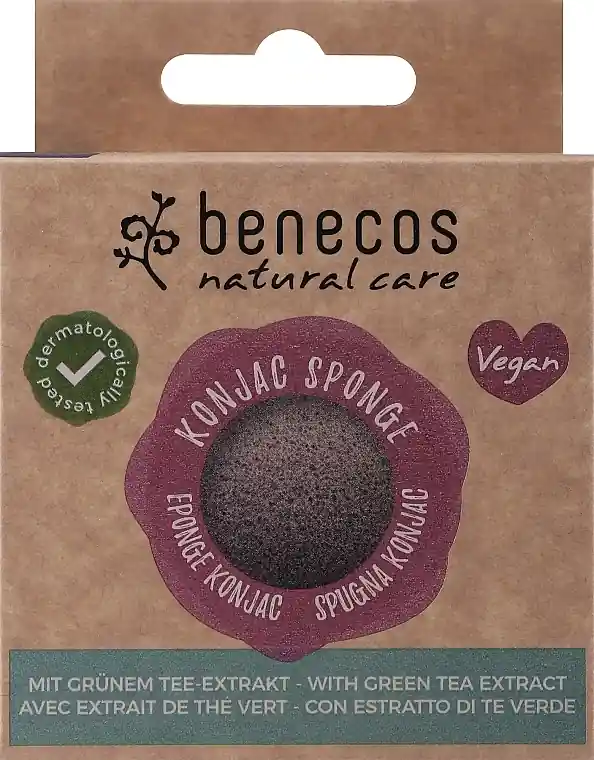 Facial Wash Sponge "Green Tea" - Accessories