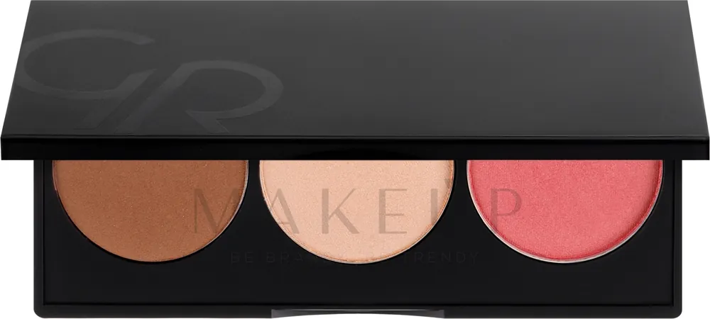 Golden Rose Metals Sculpting Palette - Makeup