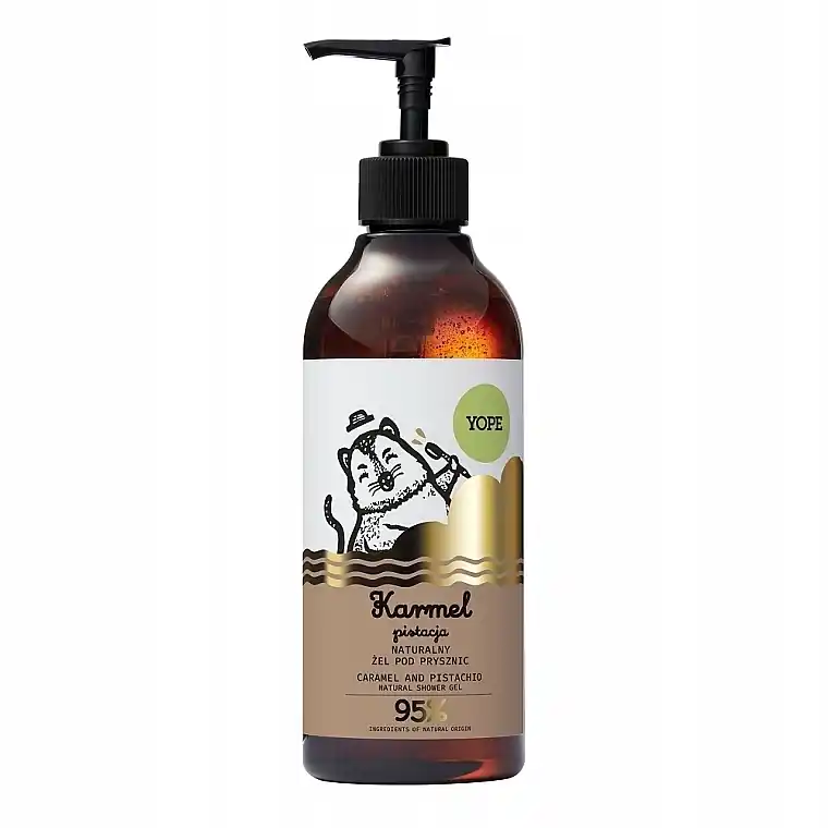 Natural Shower Gel 'Caramel and Pistachio' - Bath and Body