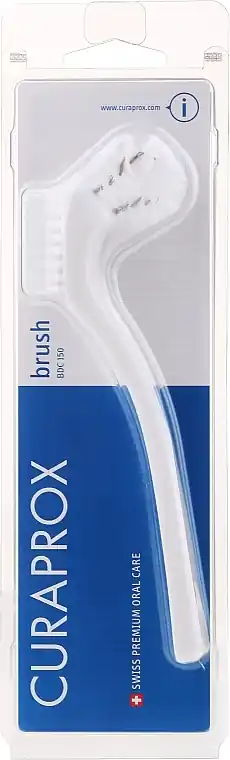 Denture Brush, white - Bath and Body