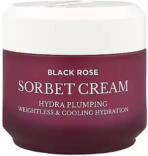 Rejuvenating Face Sorbet Cream with Black Rose - Skin Care Products