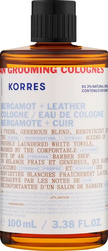 Bergamot & Leather Eau de Cologne - Perfume