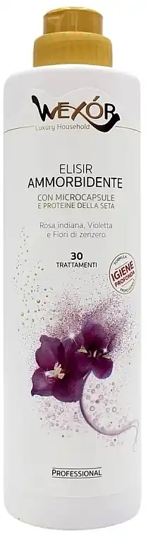 Fabric Softener "Indian Rose Flowers, Violet, and Ginger" - Wexor