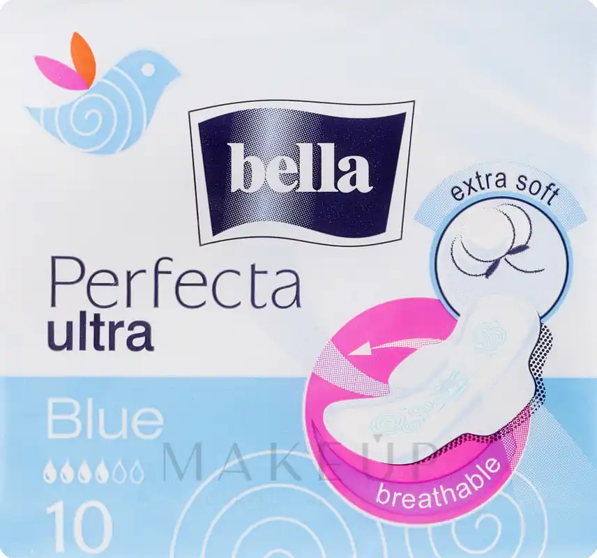 Perfecta Blue Soft Ultra Pads, 10 pcs - Bath and Body