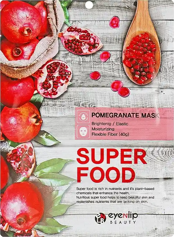 Sheet Face Mask 'Pomegranate' - Skin Care Products