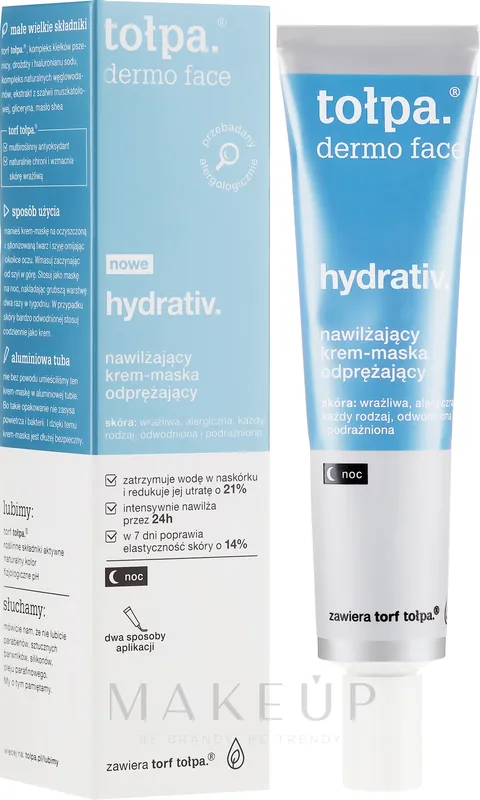 Night Moisturizing Cream Mask for Face - Skin Care Products