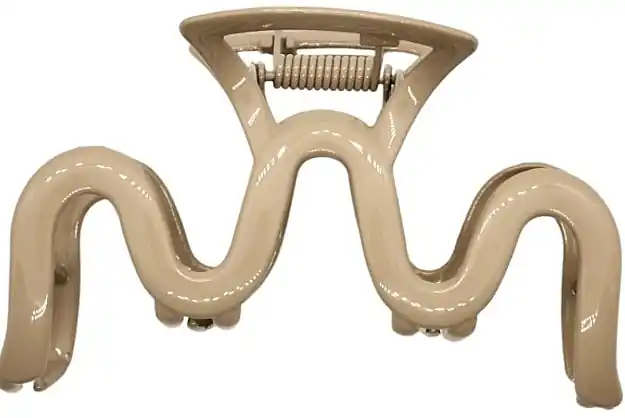 Hair Clip, zigzag, nude - Accessories