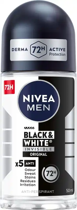 Men Roll-On Antiperspirant Deodorant "Invisible for Black and White"