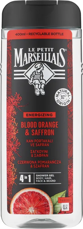 Men Gel-Shampoo "Saffron & Red Orange"