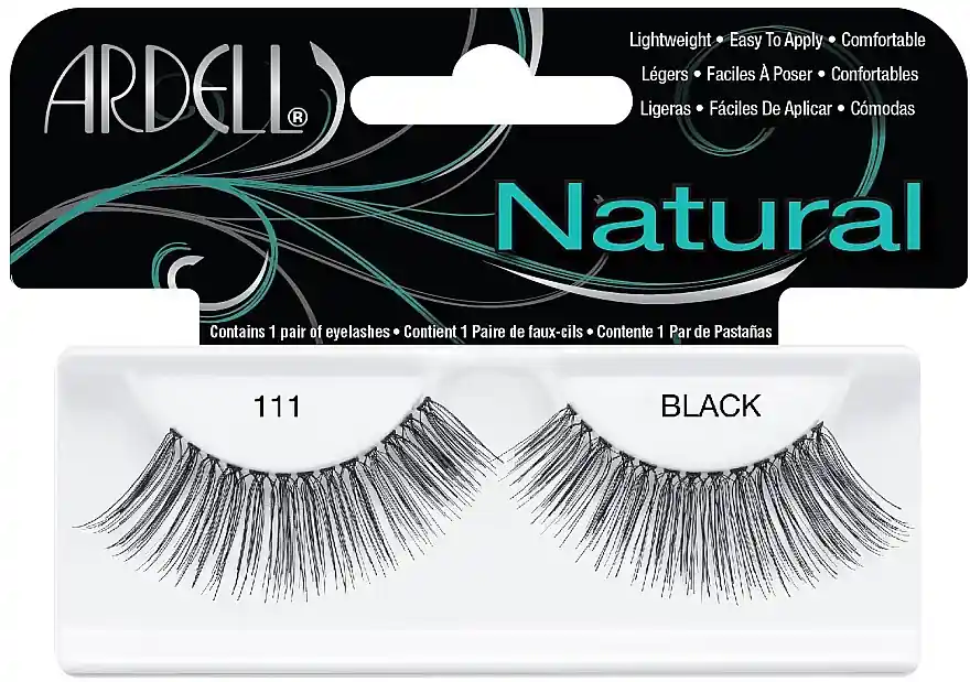 Ardell Natural Eye Lashes Black 111 - Makeup