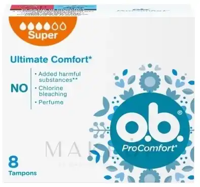 Tampons, 8 pcs - Bath and Body