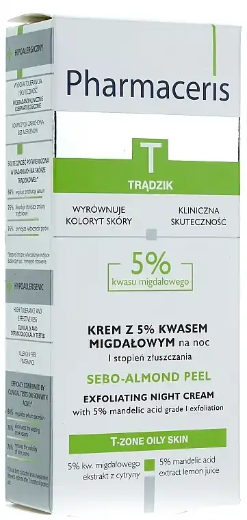 Night Peeling Cream with 5% Almond Acid - Skin Care Products