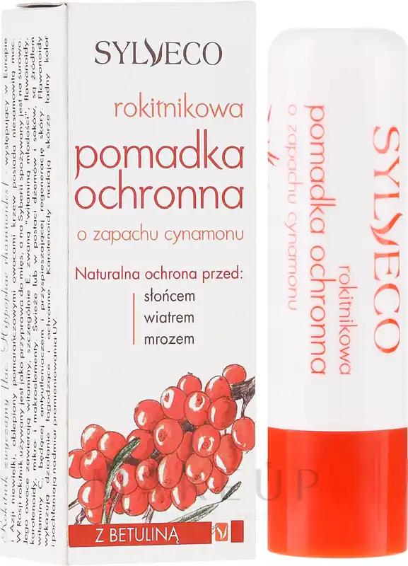 Protective Sea Buckthorn Lipstick with Cinnamon Scent - Skin Care Products