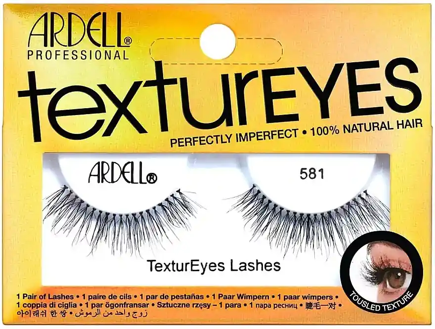 Ardell TexturEyes 581 False Eyelashes Black - Makeup