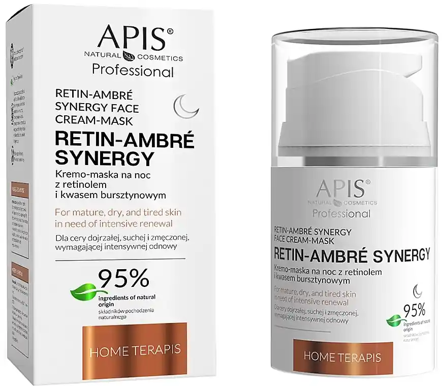 Night Cream Mask with Retinol & Succinic Acid - Skin Care Products