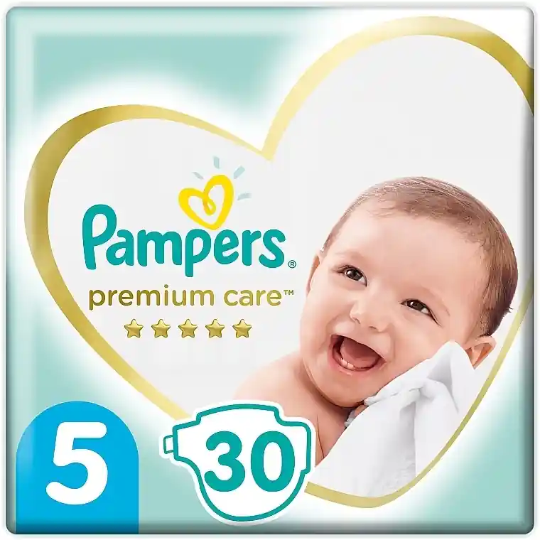 Pampers Premium Care Diapers Size 5 (Junior), 11-16 kg, 30 pcs.