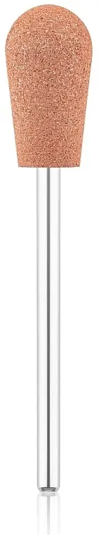 Silicone Nail Drill Bit, pear, 320 grit, L-18 mm, diameter 9 mm