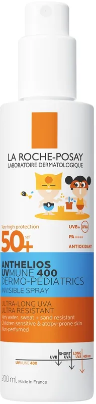 Kids Sunscreen Face and Body Spray SPF50+ - Bath and Body