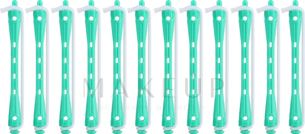 Perm Curlers, turquoise beige, 12 pcs - Accessories