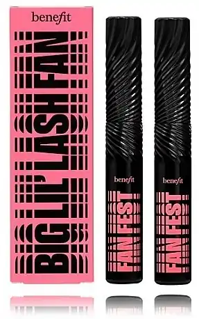 Benefit Fan Fest Fanning&Volumizing Mascara Duo Set (mask/2x8.5g) - Makeup