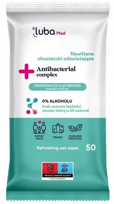 Antibacterial Complex Refreshing Wet Wipes - Accessories