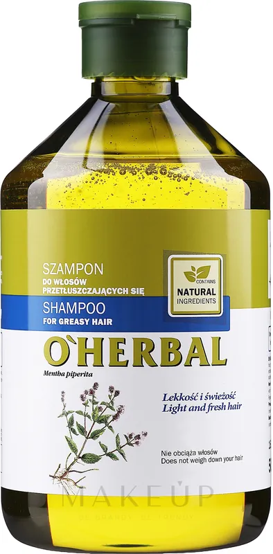 Mint Extract Shampoo for Oily Hair