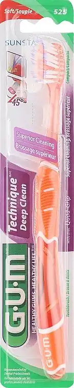 Toothbrush, soft, orange - Bath and Body