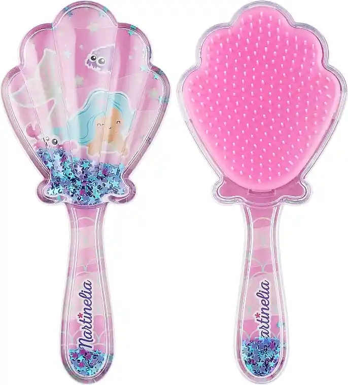 Hair Brush 'Let's Be Mermaids', Light Pink - Accessories