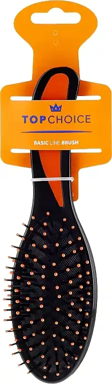 Oval Hair Brush, 2014, black-orange