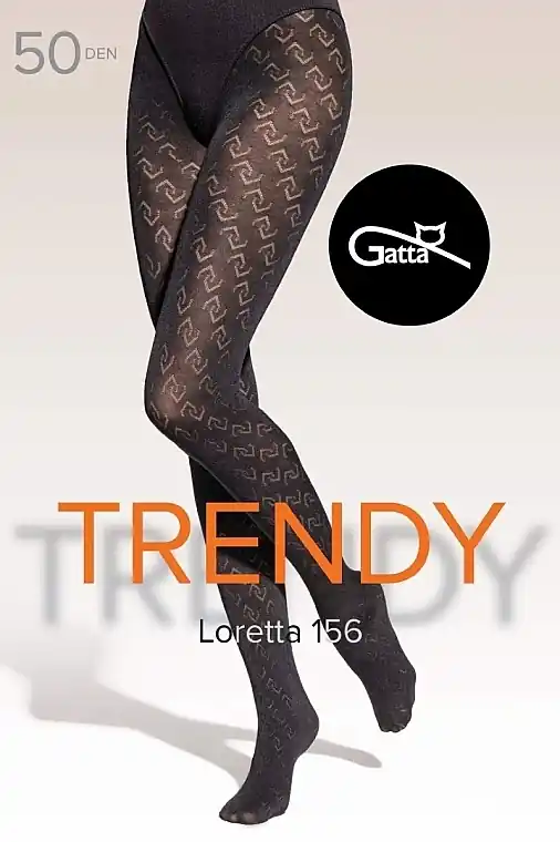 Tights "Loretta W.156" 50 Den, black - Clothes