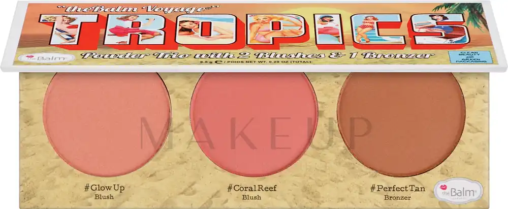 theBalm Voyage Tropics Powder Trio - Makeup