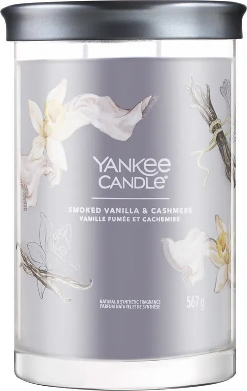 Scented Candle in Glass 'Smoked Vanilla & Cashmere', 2 wicks - Bath and Body
