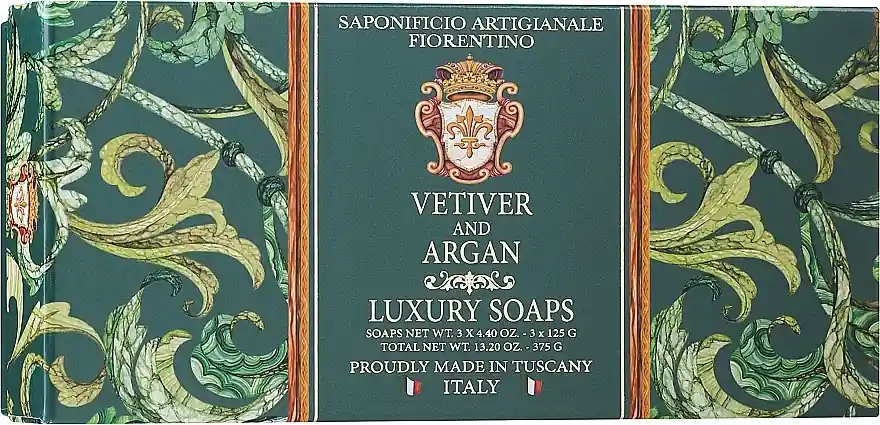 Soap Set "Vetiver & Argan" - Bath and Body