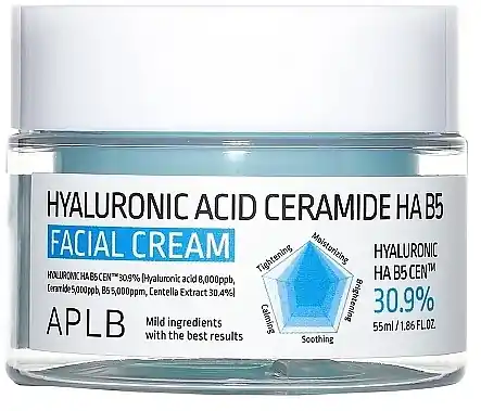 Moisturizing Face Cream with Hyaluronic Acid & Ceramides - Skin Care Products