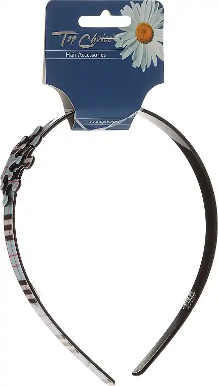Hair Hoop with Crown 27567, light blue - Accessories