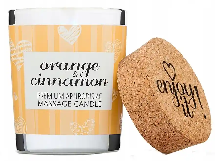 Massage Candle "Orange & Cinnamon" - Bath and Body