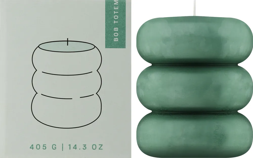 Decorative Candle, green - Accessories