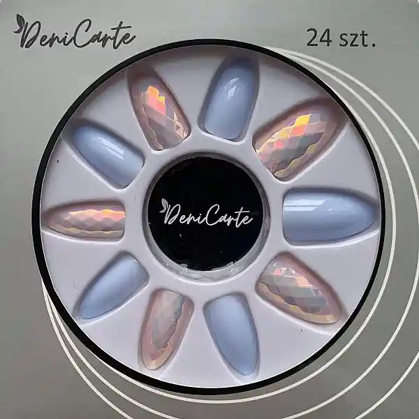 Mirrored False Nails, 41179, blue