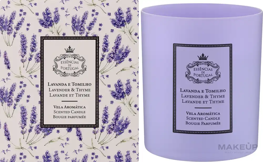 Lavender & Thyme Scented Candle - Bath and Body