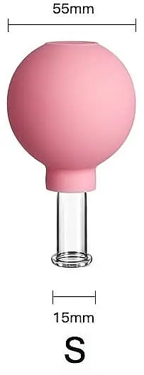 Vacuum Massage Jar, pink, size S - Accessories