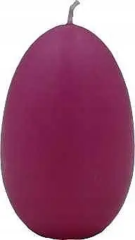 Decorative Candle 'Easter Egg', 6x9 cm, dark pink - Accessories