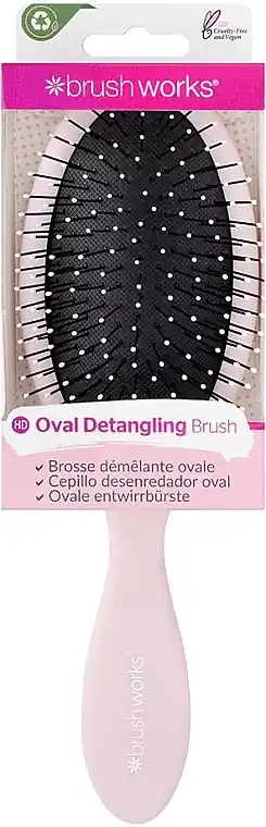 Oval Hair Brush, pink - Accessories