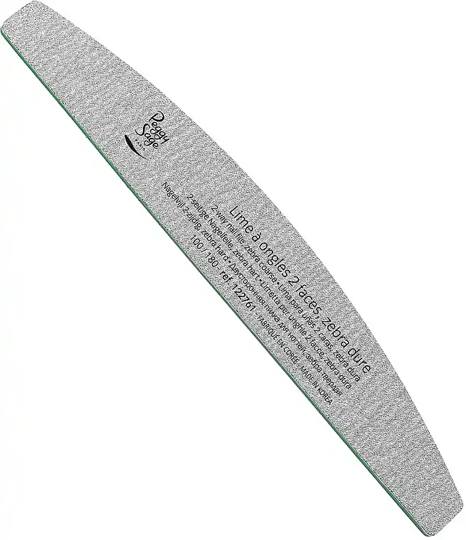 Double-Sided Nail File 100/180, zebra