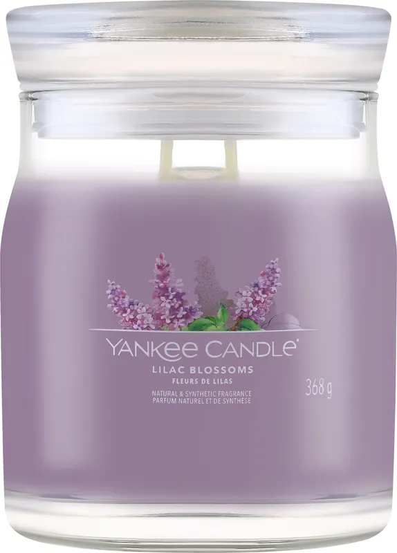 Scented Candle in Jar 'Lilac Blossom', 2 wicks - Bath and Body