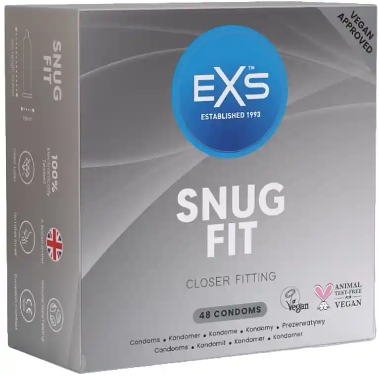 Fitted Condoms with Smaller Diameter, 48 pcs. - Health & Care