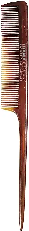 Hair Comb with Tail, 20,5cm, brown - Accessories