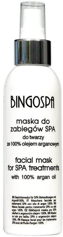 SPA 100% Argan Oil Face Mask - Skin Care Products