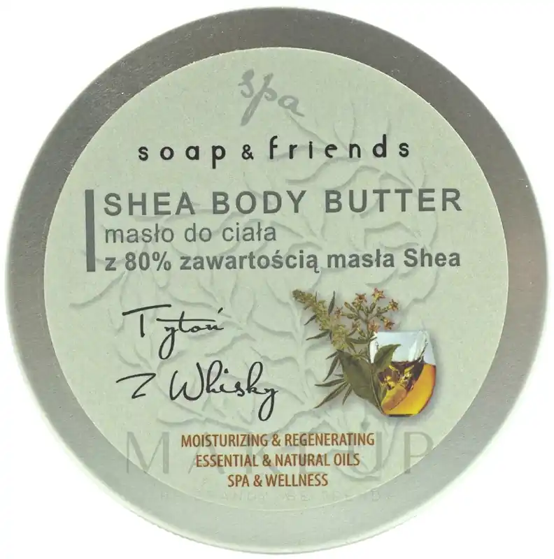 Tobacco & Whiskey 80% Shea Body Butter - Bath and Body