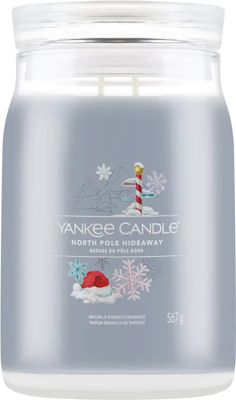 North Pole Hideaway Scented Candle in Jar, 2 wicks - Bath and Body